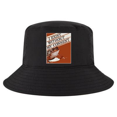 I Exist Without My Consent Frog Cool Comfort Performance Bucket Hat