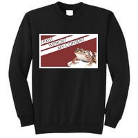 I Exist Without My Consent Funny Meme Frog Sweatshirt