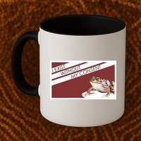 I Exist Without My Consent Funny Meme Frog Mug