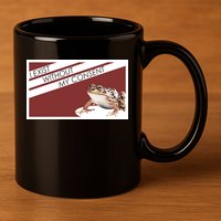I Exist Without My Consent Funny Meme Frog 11oz C Handle Ceramic Mug
