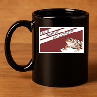 I Exist Without My Consent Funny Meme Frog 11oz C Handle Ceramic Mug