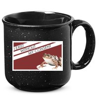 I Exist Without My Consent Funny Meme Frog 15oz Campfire Ceramic Mug