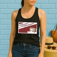 I Exist Without My Consent Funny Meme Frog Womens Tank Top