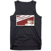 I Exist Without My Consent Funny Meme Frog Tank Top