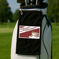 I Exist Without My Consent Funny Meme Frog Golf Towel