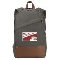 I Exist Without My Consent Funny Meme Frog Cotton Canvas Backpack