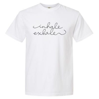 Inhale Exhale Yoga Instructor Yoga Teacher Gift Garment-Dyed Heavyweight T-Shirt