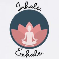 Inhale Exhale Yoga Meditation Zen Peace Breathe Wellness Gift Toddler T-Shirt