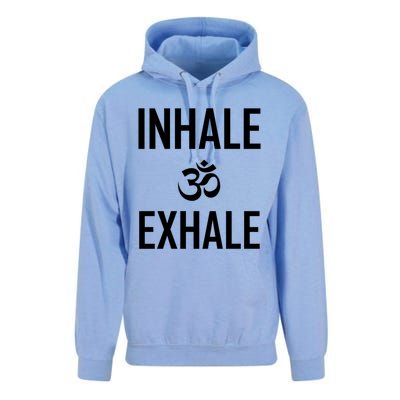 Inhale Exhale Yoga Ohm Meditation Gift Unisex Surf Hoodie