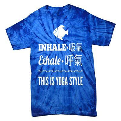 Inhale Exhale Yoga Tees Meaningful Gift Tie-Dye T-Shirt