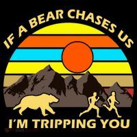 If A Bear Chases Us I'm Tripping You 7-Panel Snapback Hat