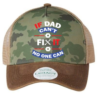 If Dad Can't Fix It No One Can Legacy Tie Dye Trucker Hat