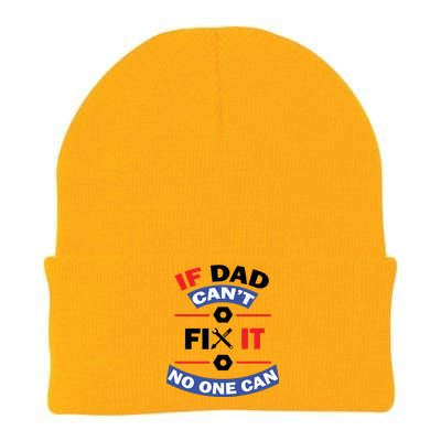 If Dad Can't Fix It No One Can Knit Cap Winter Beanie