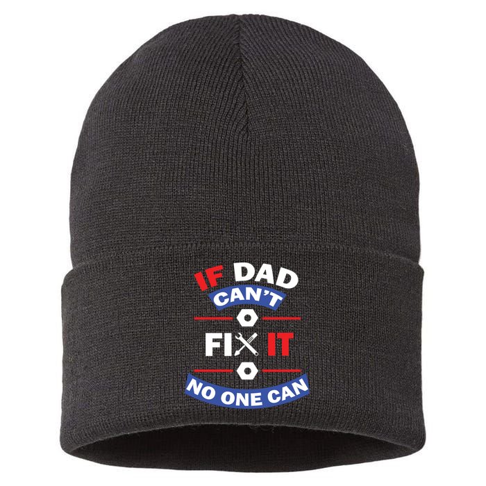 If Dad Can't Fix It No One Can Sustainable Knit Beanie
