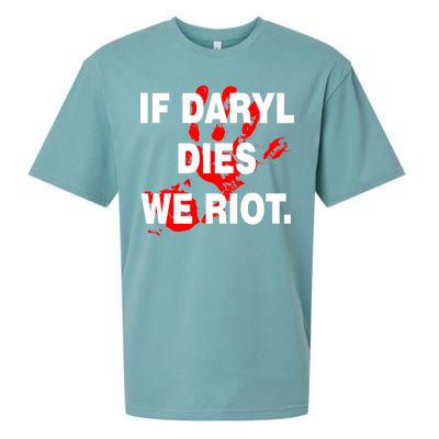 If Daryl Dies We Riot Sueded Cloud Jersey T-Shirt