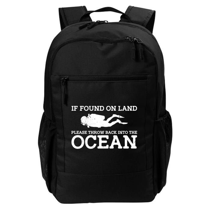 If Found On Land Please Throw Back Into The Ocean Backpack