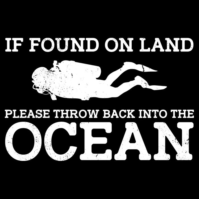 If Found On Land Please Throw Back Into The Ocean Backpack