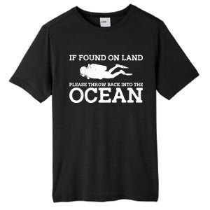 If Found On Land Please Throw Back Into The Ocean Tall Fusion ChromaSoft Performance T-Shirt