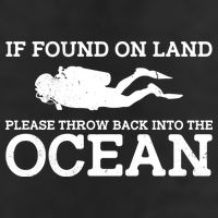 If Found On Land Please Throw Back Into The Ocean Trucker Hat