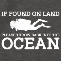 If Found On Land Please Throw Back Into The Ocean Vector Backpack