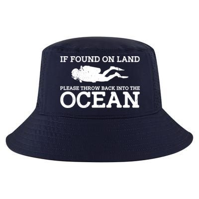 If Found On Land Please Throw Back Into The Ocean Cool Comfort Performance Bucket Hat