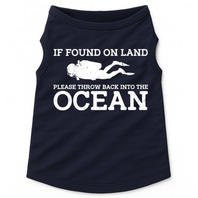 If Found On Land Please Throw Back Into The Ocean Doggie Tank