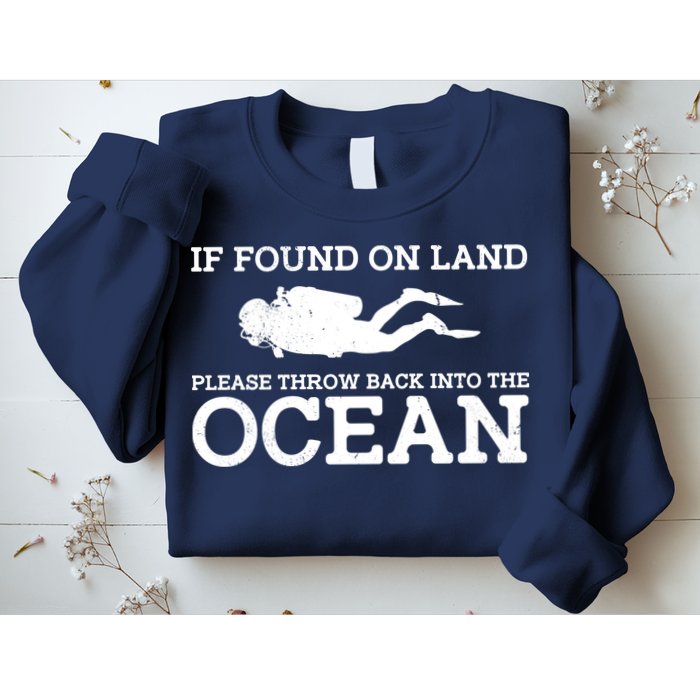 If Found On Land Please Throw Back Into The Ocean Sweatshirt