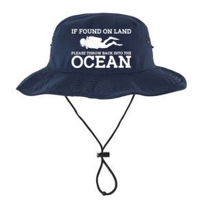 If Found On Land Please Throw Back Into The Ocean Legacy Cool Fit Booney Bucket Hat