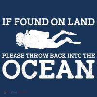 If Found On Land Please Throw Back Into The Ocean Youth Performance Sprint T-Shirt