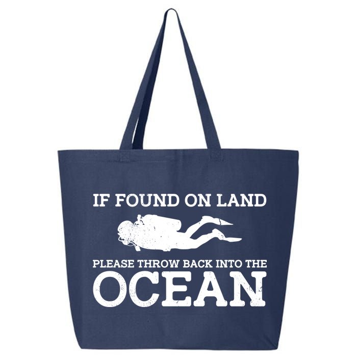 If Found On Land Please Throw Back Into The Ocean 25L Jumbo Tote