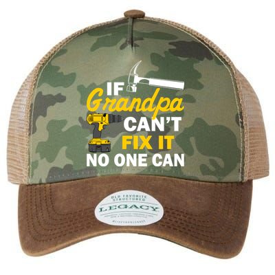 If Grandpa Can't Fix It No One Can Legacy Tie Dye Trucker Hat