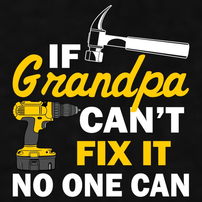 If Grandpa Can't Fix It No One Can Ladies PosiCharge Tri-Blend Wicking Tank