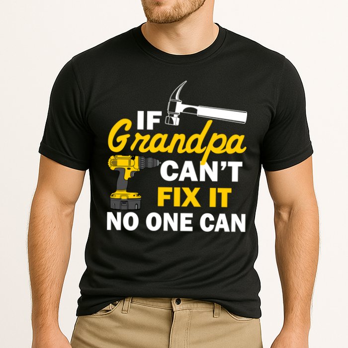 If Grandpa Can't Fix It No One Can Cooling Performance Crew T-Shirt