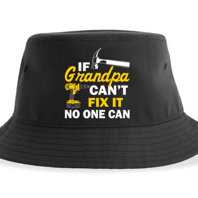 If Grandpa Can't Fix It No One Can Sustainable Bucket Hat