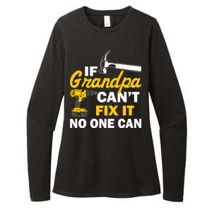 If Grandpa Can't Fix It No One Can Womens CVC Long Sleeve Shirt