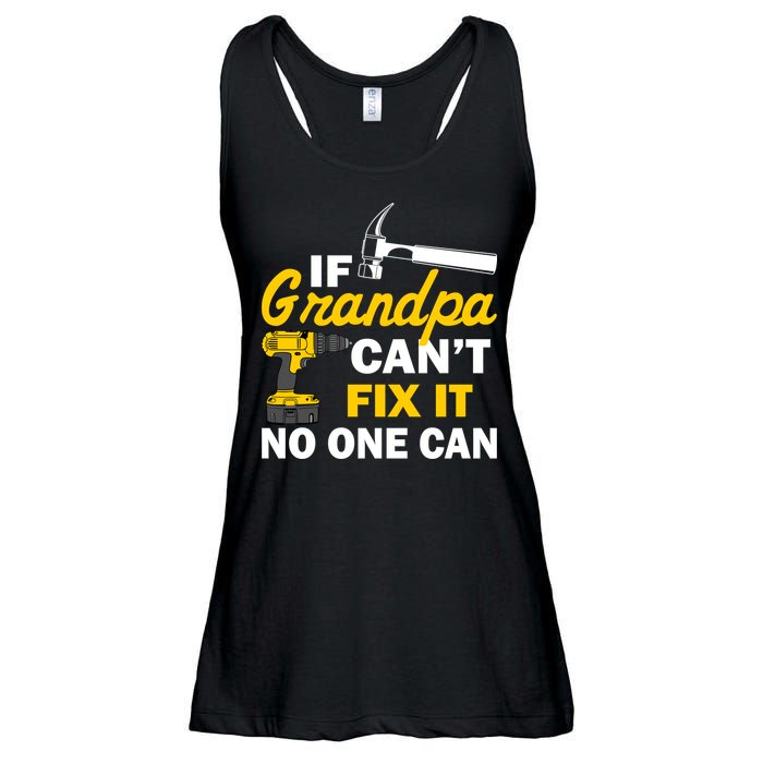 If Grandpa Can't Fix It No One Can Ladies Essential Flowy Tank