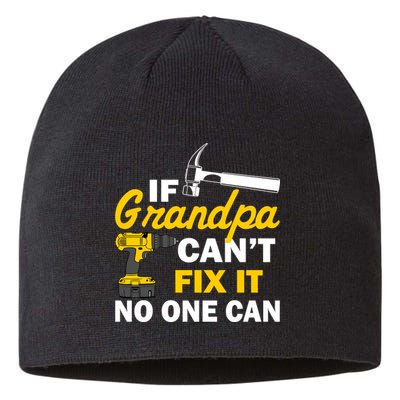 If Grandpa Can't Fix It No One Can Sustainable Beanie