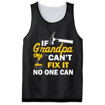 If Grandpa Can't Fix It No One Can Mesh Reversible Basketball Jersey Tank