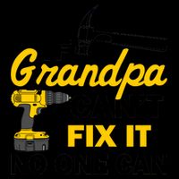 If Grandpa Can't Fix It No One Can 16oz Travel Tumbler