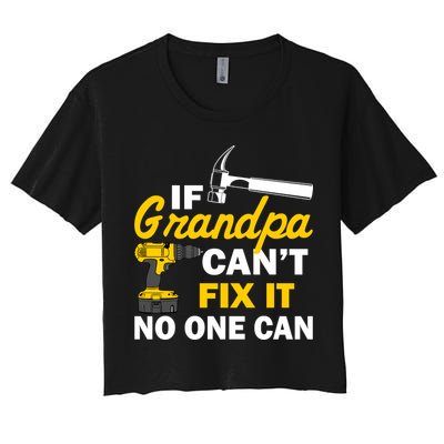 If Grandpa Can't Fix It No One Can Crop Top