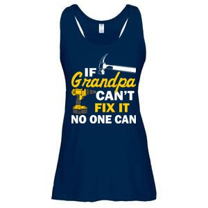 If Grandpa Can't Fix It No One Can Ladies Essential Flowy Tank