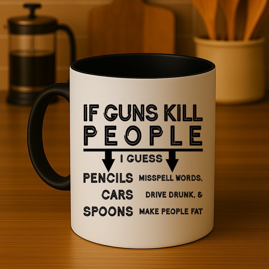 If Guns Kill People Funny 2nd Amendment Gun Rights Mug