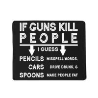 If Guns Kill People Funny 2nd Amendment Gun Rights Mousepad