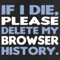 If I Die Please Delete My Browser History Knit Cap Winter Beanie