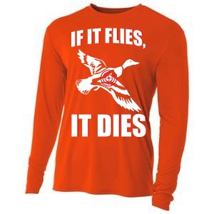 If It Flies It dies Cooling Performance Long Sleeve Crew