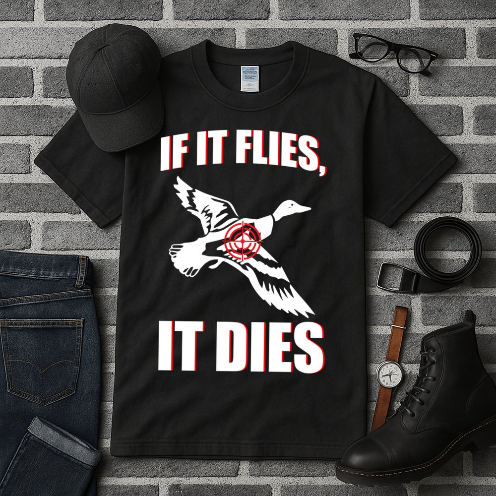 If It Flies It dies Tall T-Shirt
