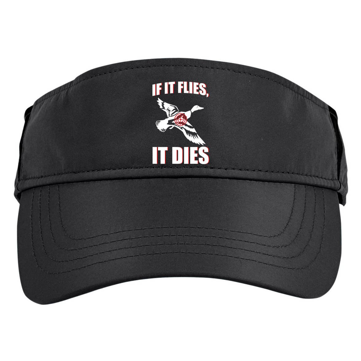 If It Flies It dies Adult Drive Performance Visor
