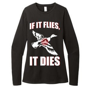 If It Flies It dies Womens CVC Long Sleeve Shirt