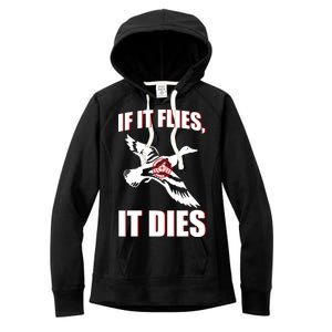 If It Flies It dies Women's Fleece Hoodie