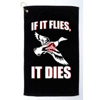 If It Flies It dies Golf Towel